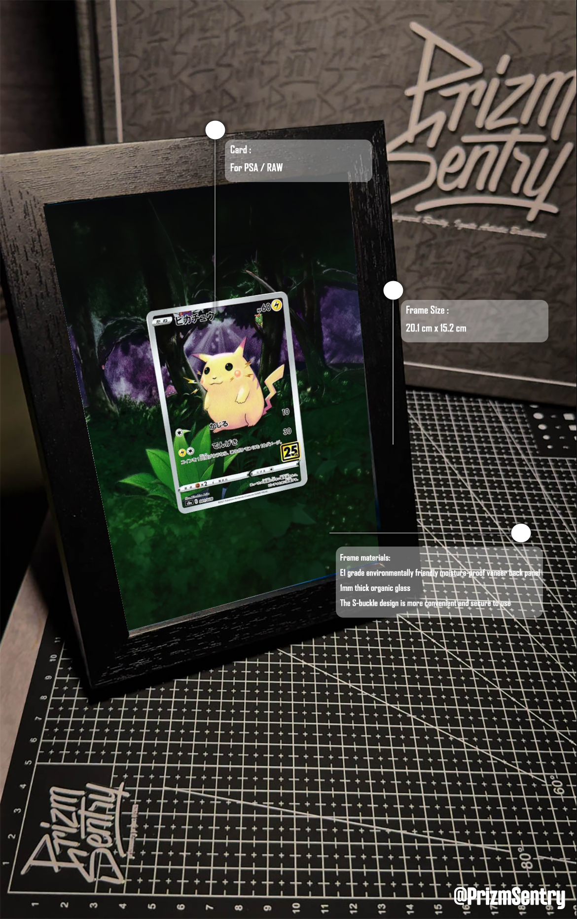 0013-Pikachu [s8a 001/028](Expansion Pack "25th Anniversary Collection") Art Frame
