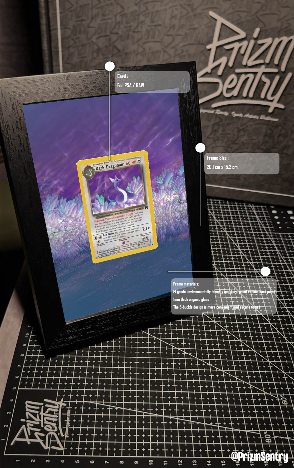 0015-2000 Pokemon Rocket - Dark Dragonair Art Frame