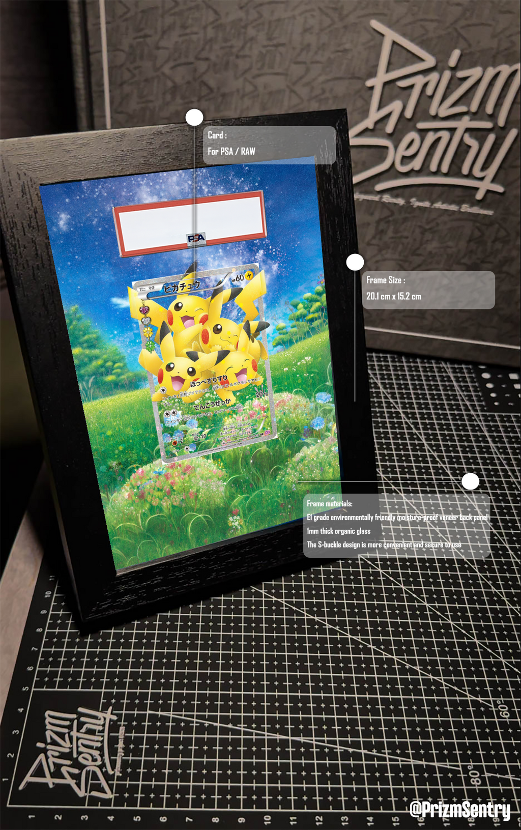 0023-Pikachu RR :1ED [CP3 010/032](Concept Pack "Pokekyun Collection") Art Frame