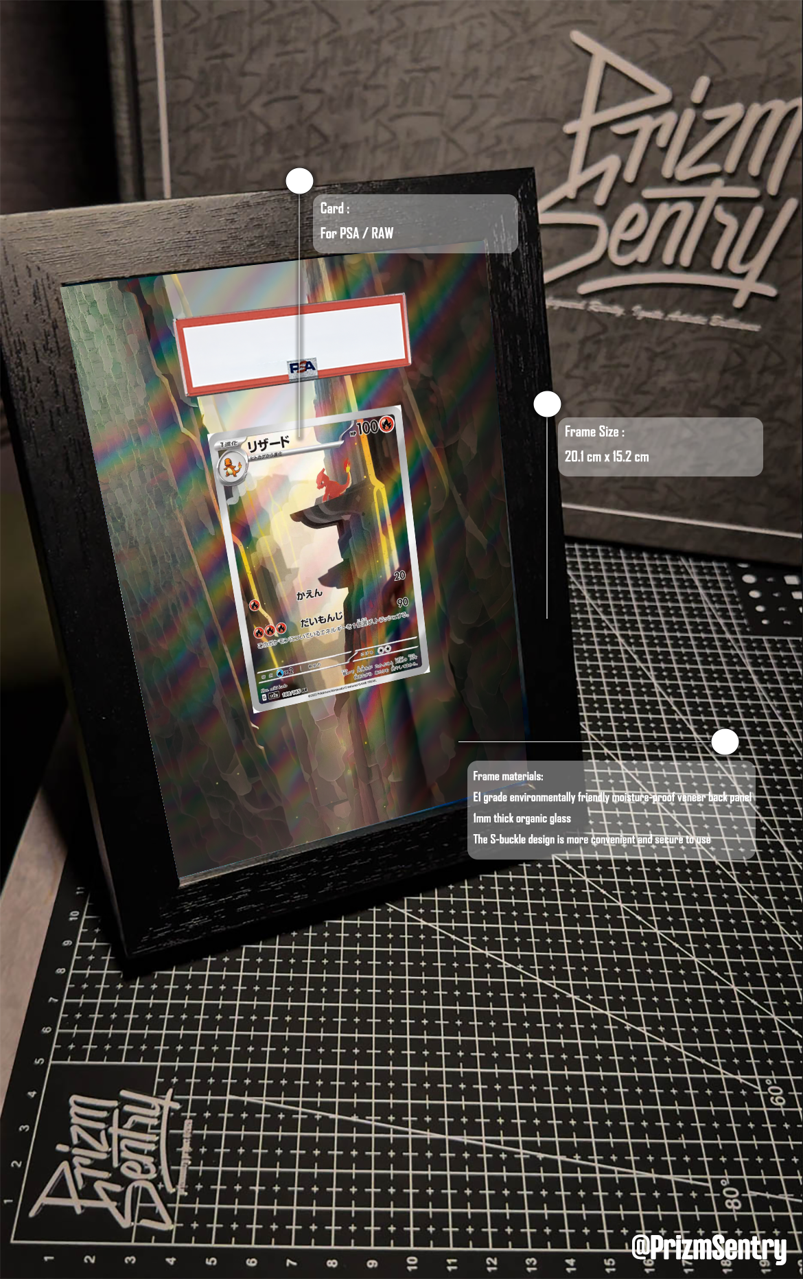 0025-Charmeleon AR[SV2a 169/165)(Enhanced Expansion Pack "Pokemon Card 151") Art Frame