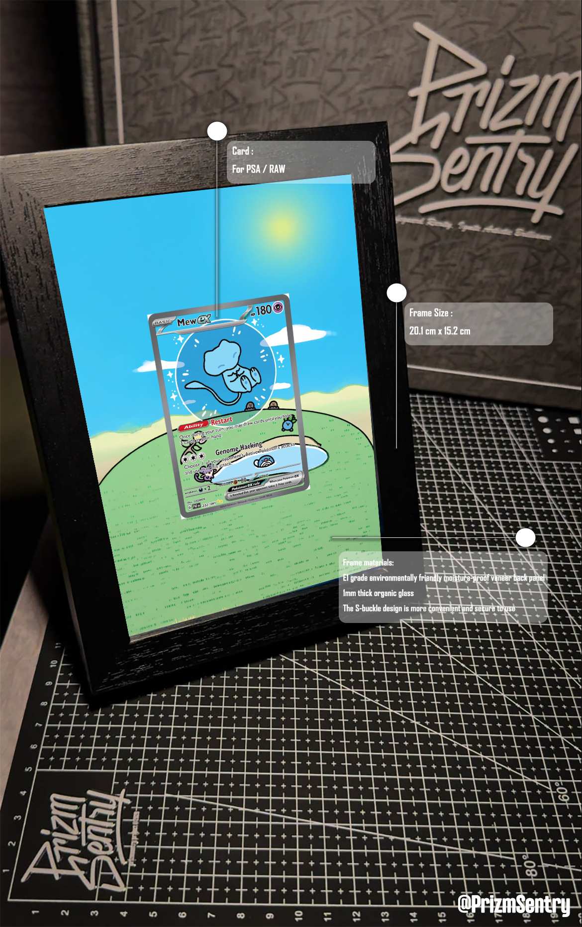 0026-Mew ex SAR [SV4a 347/190](Enhanced Expansion Pack "Shiny Treasure ex") Art Frame