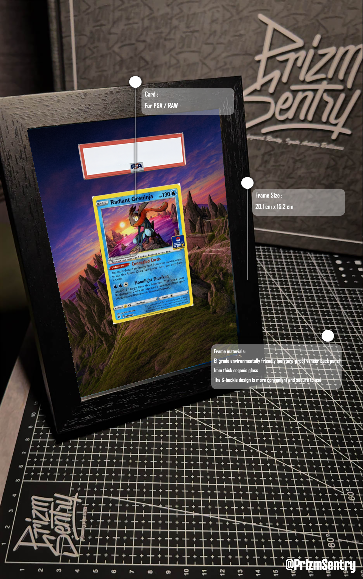 0028-Radiant Greninja [SVF 004/038](Deck build box "Ruler of the Black Flame") Art Frame