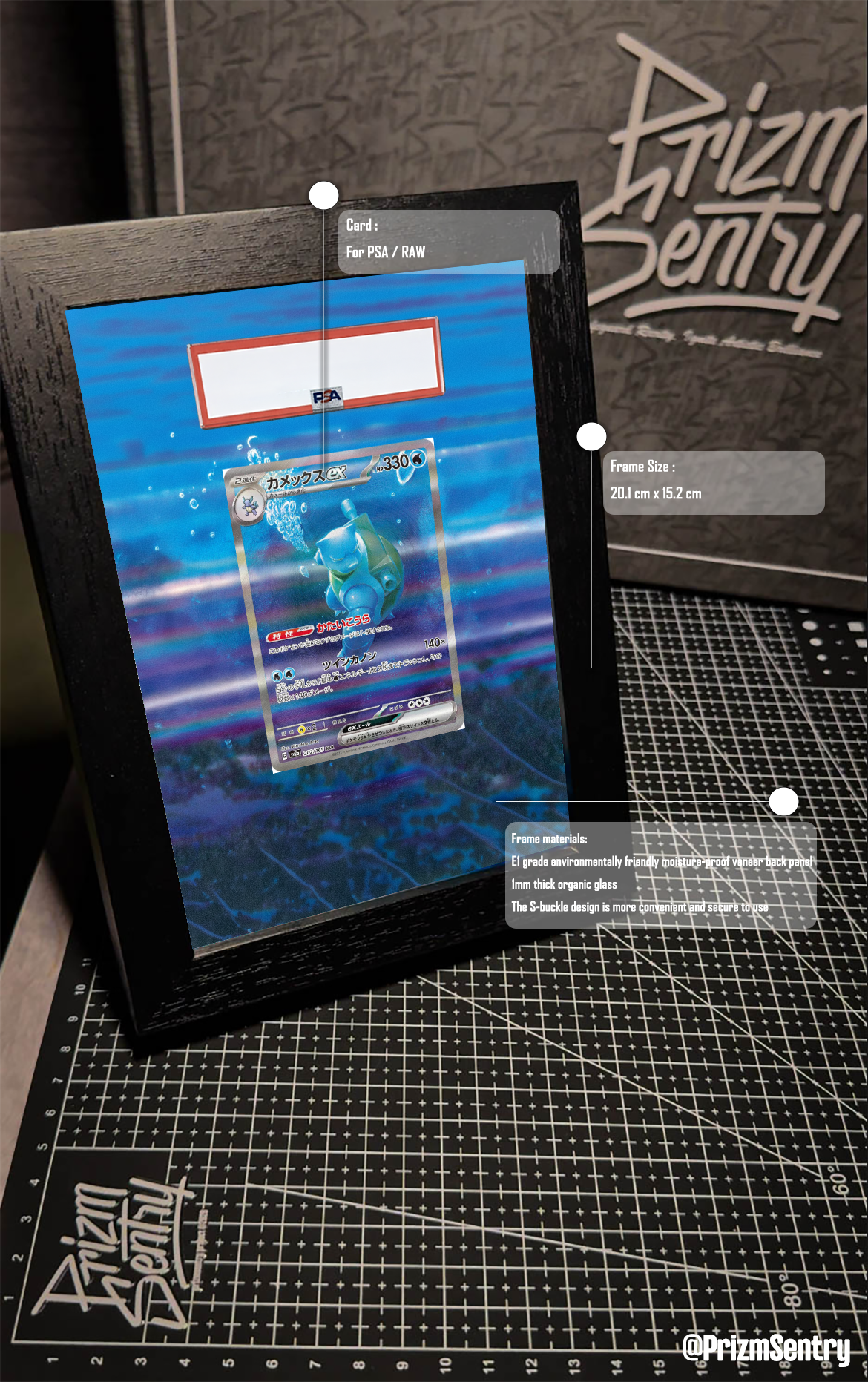 0033-Blastoise ex SAR[SV2a 202/165](Enhanced Expansion Pack "Pokemon Card 151") Art Frame