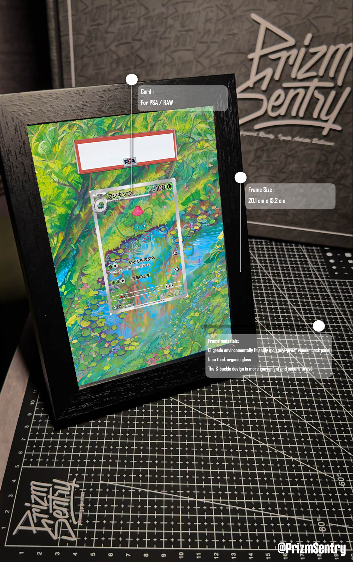 0035-Ivysaur AR[SV2a 167/165](Enhanced Expansion Pack "Pokemon Card 151") Art Frame