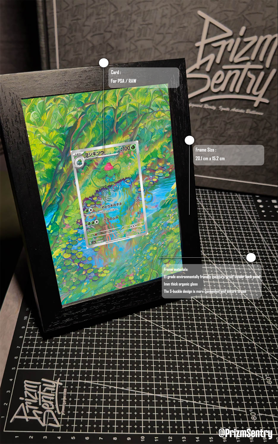 0035-Ivysaur AR[SV2a 167/165](Enhanced Expansion Pack "Pokemon Card 151") Art Frame