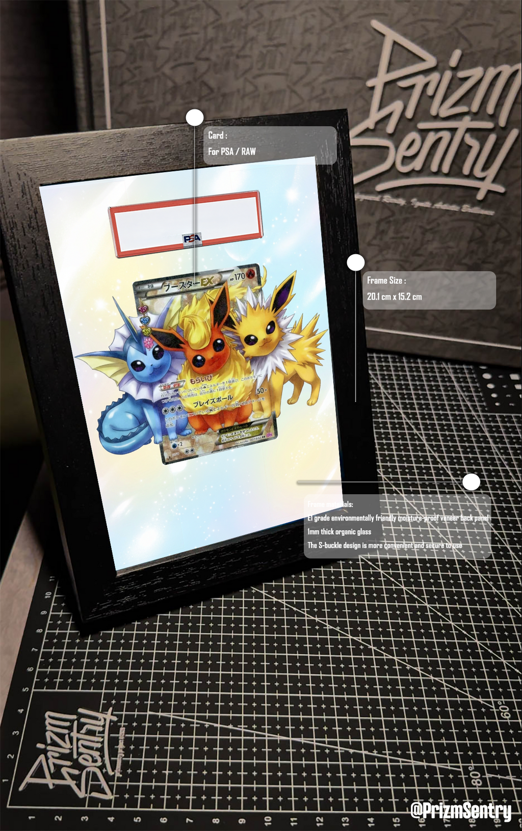 0038-Flareon EX RR :1ED [CP3 007/032](Concept Pack "Pokekyun Collection") Art Frame